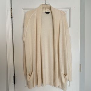 Vince cashmere ribbed cardigan